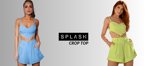 SPLASH CROP TOP
