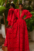Robe Longue En Dentelle Laila