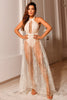 Robe Longue Brodée De Perles Adriana