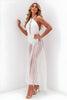 Robe Longue Brodée De Perles Adriana