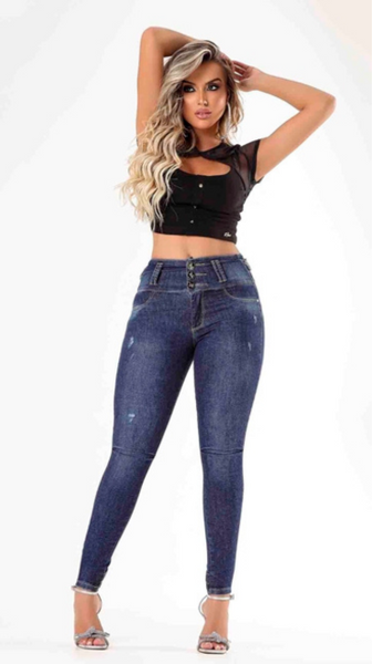 Premium Push-Up Effet Galbant (Bleu brut)